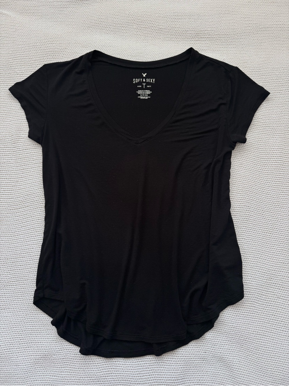 American Eagle Outfitters Soft & Sexy V-Neck Tee